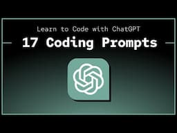 17 ChatGPT prompts for coding (my favorites)