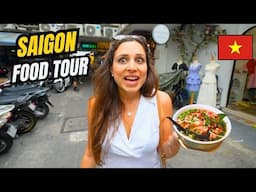 10 MUST TRY VIETNAMESE FOOD in SAIGON (Ho Chi Minh City) | SAIGON FIRST IMPRESSIONS and FOOD TOUR