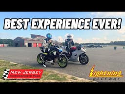 MY FIRST EVER MOTORCYCLE TRACK DAY @ NEW JERSEY MOTORSPORTS PARK! // Z900 & R6