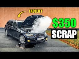 I repaired the cheapest BMW E91 in the world.