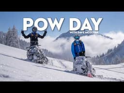 First Ride Out West Shredding Deep Pow with Dave McClure!