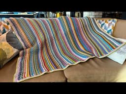 Waffle Stitch Crochet Blanket Tutorial // Ophelia Talks Crochet Tutorial