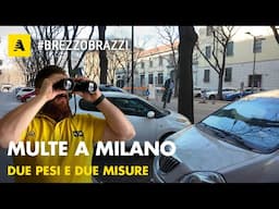 Multe a Milano: parcheggio selvaggio, due pesi e due misure