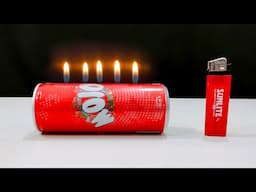 Amazing Invention with Soda Can and Lighter