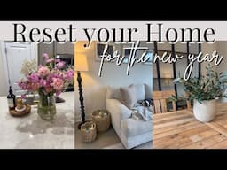 HOME RESET FOR THE NEW YEAR | Clean and Organize with me | New Year Home Reset