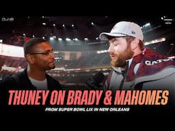 Joe Thuney on What Separates Brady & Mahomes, David Andrews Career with Patriots | Super Bowl LIX