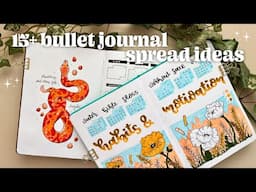 15 easy bullet journal spread ideas to spice up your journal!! ✨ bujo inspiration for beginners