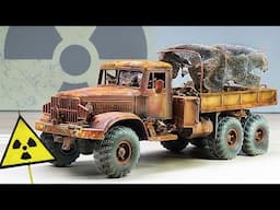 Restoration Chernobyl's TRUCK Old Soviet KRAZ abandoned car