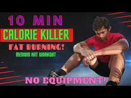 10 min calorie killer|Fat Burning Exercise afterwork - No equipment! (Medium Level)