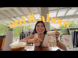 out and about 🍵💐🌞 grwm with Dove, weekend in makati, cafe + restos