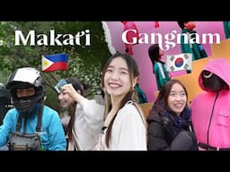 24 Hours in the RICHEST💰 TOWNS of the Philippines & Korea! (Makati🇵🇭, Gangnam🇰🇷)