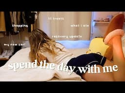 SPEND THE DAY W ME (where i've been, what i ate & recovery update)