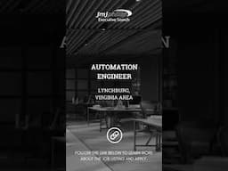 JOB OF THE DAY: Automation Engineer  #executivesearch #recruiting #automation #manufacturing