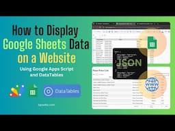 How to Display Google Sheets Data on a Website