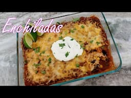 Chicken Enchiladas Recipe with Pumpkin Sauce, It's oh so good!