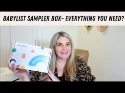 Babylist Sampler Box Review: Bottles, Diapers, Pacifiers, Swaddles & More