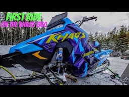 First "Ride" on the 2020 Polaris Khaos 850!!