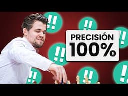 Cuando MAGNUS CARLSEN jugó la PARTIDA PERFECTA (100% PRECISIÓN!!)