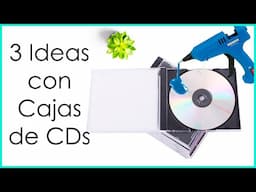 ¡¡No tires las CAJAS DE CDs!! 3 IDEAS (Reciclaje) Ecobrisa