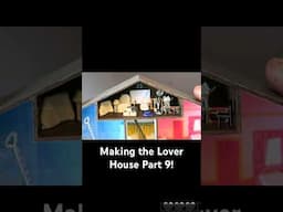 Part 9 of Making the Lover House! #taylorswift #miniature #loverhouse #craft #shorts #reputation