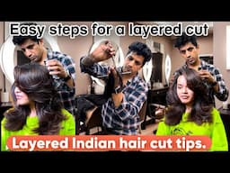 How to Butterfly Hair cut कैसे करे | step by step|easy way| लेयर और स्टेप हेयर कट करणे का तरीखा सिखो