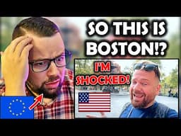 European Reacts to Visiting Boston for the First Time!