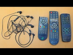 Awesome uses of old earphone and old TV Remote