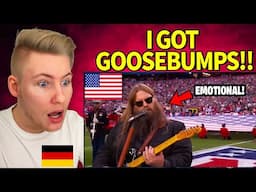 GERMAN reacts to the American National Anthem by Chris Stapleton!