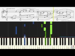 Tango by Isaac Albeniz Massenet - for piano solo - Practice Video