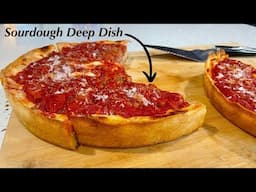 Sourdough Chicago-Style Deep Dish Pizza