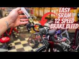 *EASY* HOW TO BLEED SRAM ROAD HYDRAULIC BRAKES (RED E1, FORCE, RIVAL, AXS)