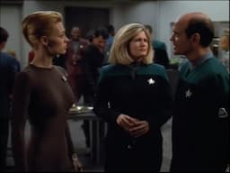 Seven of Nine tries socializing