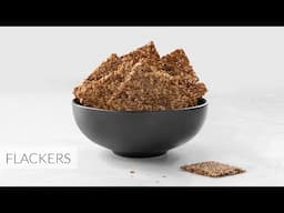 FLACKERS | 1-Ingredient Flaxseed Crackers