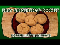 EASY GINGERSNAP COOKIES