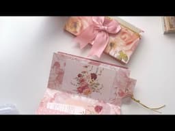 Checkbook Album Tutorial One Page Wonder 12x12 Paper Valentines 💘 Gift Idea