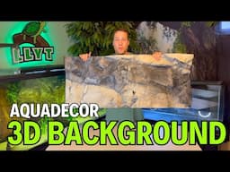 Aquadecor Background - Setup and Review - 3D Background for Aquariums