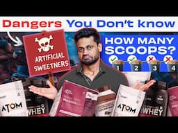 ARTIFICIAL SWEETENERS IN WHEY PROTEIN - IS IT SAFE ?? HOW MANY SCOOPS PER DAY ?? #health #fitness