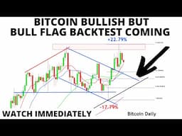 Bitcoin Bottom & Rally as Predicted  -   Bull Flag Backtest Likely Before a Bigger BTC Move Higher