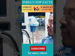 Indian cost of living vs Pakistani Cost of living Short Comparison Unbiased in hindi #shorts