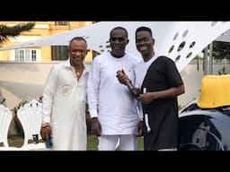 Yaw Sarpong performs at Osei Kwame Despite's birthday