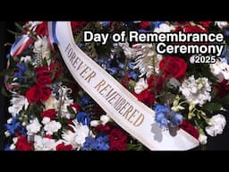 Day of Remembrance Ceremony 2025