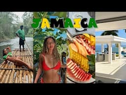 COME WITH ME TO JAMAICA 🇯🇲 PART 1 | LUXURY STAY AT DESTINY VILLA | RAFTING, RICKS CAFE