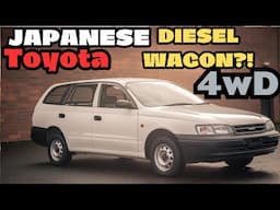 THIS Toyota 4wd DIESEL Wagon was NEVER sold in the USA | 1996 Toyota Caldina Wagon POV Drive