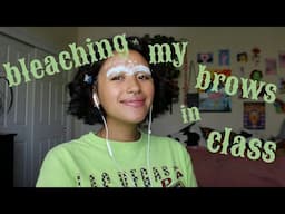 bleached brow tutorial ~ @ zoom uni