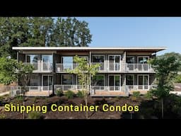 SHIPPING CONTAINER APARTMENTS Are the FUTURE of Affordable Housing!