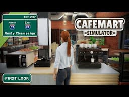 Cafemart Simulator Demo First Look - It's a Supermarket AND a Cafe All in One!