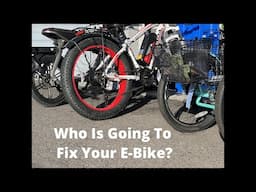 No one is talking about how no one will work on E-bikes