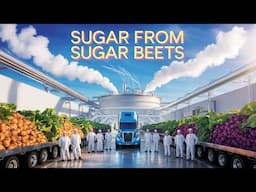 How Sugar is Made from Sugar Beets: Inside the Factory Process!