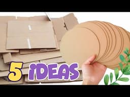 Need Something Enjoyable to Do at Home? Try These 5 Cardboards DIYs!