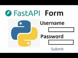 FastAPI Form data Request using FastAPI Jinja2Templates | A Simple Login App #fastapi #api #python